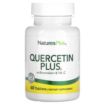 NaturesPlus Quercetin Plus Кварцетин бромелаин 60 таблеток