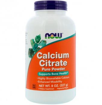 NOW Calcium Citrate (Цитрат кальция) 227 гр