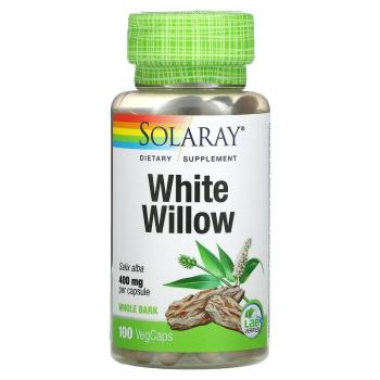 Solaray White Willow (ива белая) 400 мг 100 вегетарианских капсул