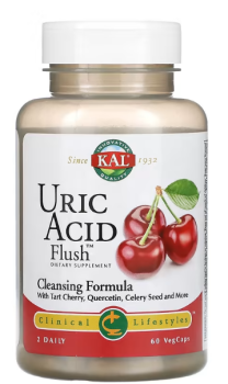 KAL Uric Acid Flush (Средство для промывания с мочевой кислотой) 60 капсул