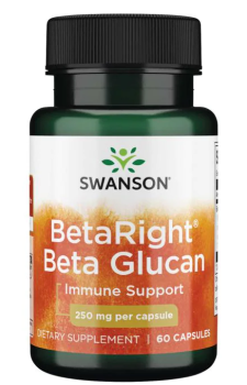 Swanson Betaright Beta Glucan (бета-глюкан) 250 мг 60 капсул