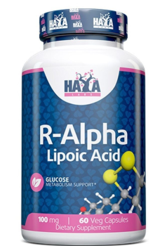 Haya Labs R-Alpha Lipoic Acid (R-Альфа липоевая кислота) 100 мг 60 капсул