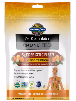 Garden Of Life Dr. formulated prebiotic fiber 5G (5 г пребиотической клетчатки) со вкусом цитрусовых 32 порции