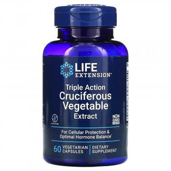 Life Extension Triple Action Cruciferous Vegetable Extract (экстракт крестоцветных растений тройного действия) 60 вег. капсул