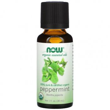 Now Organic Essential Oils Peppermint (Эфирные масла, перечная мята) 30 мл