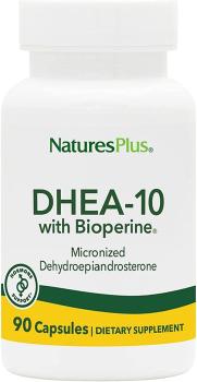 NaturesPlus DHEA-10 With Bioperine 90 капсул