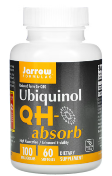 Jarrow Formulas Ubiquinol QH-Absorb (Убихинол) QH-абсорбент 100 мг 60 гелевых капсул