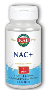 KAL NAC+ (N-ацетил-L-цистеин с Рибофлавином) 600 мг 30 таблеток