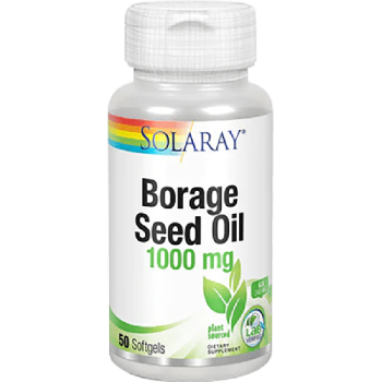Solaray Borage Oil Seed (Масло семян огуречника) 1000 мг 50 капсул