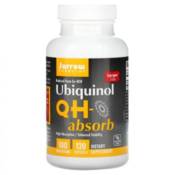 Jarrow Formulas Ubiquinol QH-Absorb (Убихинол) 100 мг 120 капсул