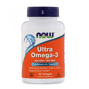Now Foods Ultra Omega-3 500 EPA/250 DHA 90 капсул