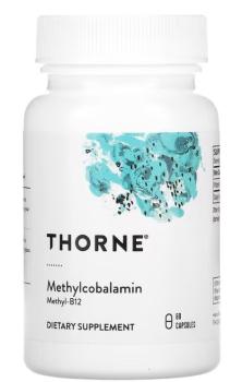 Thorne Vitamin B-12 Methylcobalamin (Метилкобаламин Витамин В-12) 1 мг 60 капсул