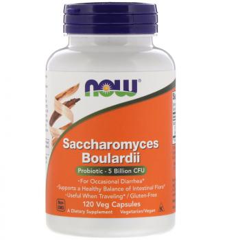 Now Foods Saccharomyces Boulardii (Сахаромицеты Буларди) 5 млрд КОЕ 120 капсул