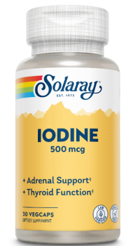 Solaray Iodine (Йод в форме йодида калия) 500 мкг 30 капсул