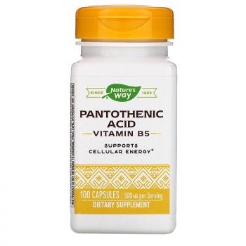 Nature's Way Pantothenic Acid (Пантотеновая кислота) 250 мг 100 капсул