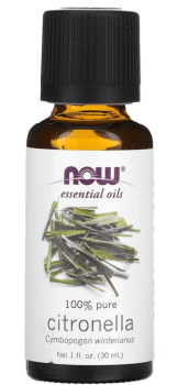 NOW Essential Oils Citronella 100% pure (Эфирные масла, цитронелла) 30 мл