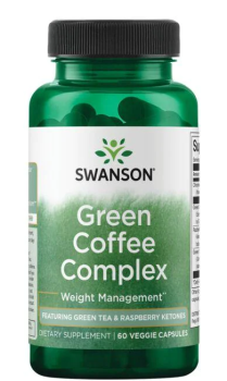 Swanson Green Coffee Complex Swanson Green Coffee Complex (Зеленый кофе с зеленым чаем и малиновыми кетонами) 60 вег капсул