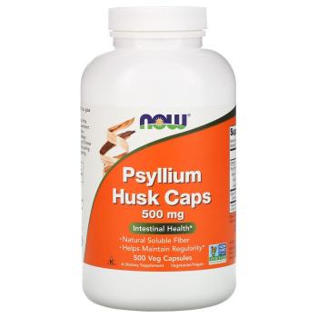 Now Foods Psyllium Husk (Шелуха семян подорожника) 500 мг 500 капсул
