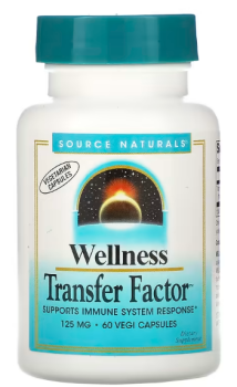 Source Naturals Wellness Transfer Factor (Трансфер фактор хорошего самочувствия) 125 мг 60 растительных капсул