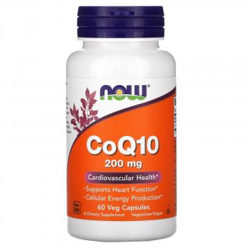 NOW CoQ10 200 мг 60 капсул