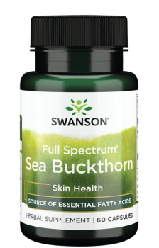 Swanson Full Spectrum Sea Buckthorn (Полный спектр облепихи) 400 мг 60 капсул