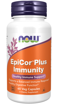Now Foods EpiCor® Plus Immunity (Поддержка иммунитета) 60 вег. капсул