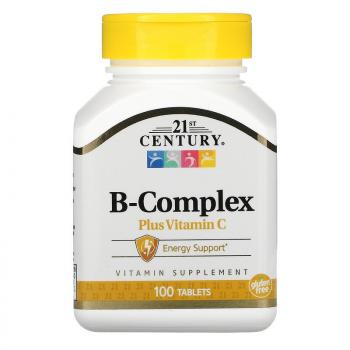 21st Century B Complex Plus Vitamin C (Комплекс витаминов группы B с витамином C) 100 таблеток