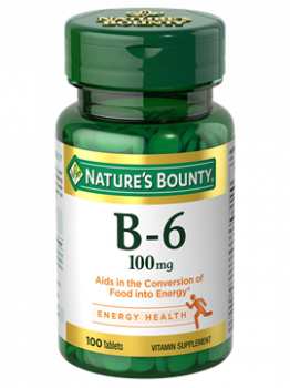 Nature's Bounty B-6 (Витамин B-6) 100 мг 100 таблеток
