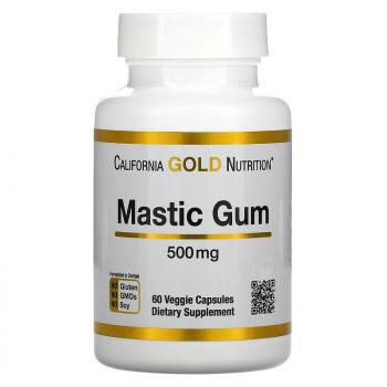 California Gold Nutrition Mastic Gum (мастиковая смола) 500 мг 60 капсул
