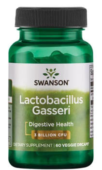 Swanson Lactobacillus Gasseri 3 Billion CFU (Lactobacillus Gasseri 3 млрд КОЕ) 60 вег капсул