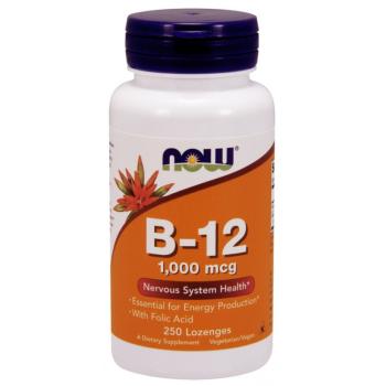 NOW Vitamin B-12 1000 мкг 250 леденцов