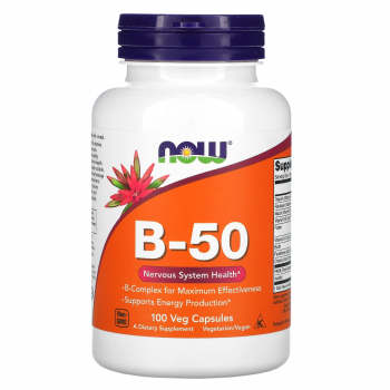 Now Foods Vitamin B-50 Complex 100 капсул