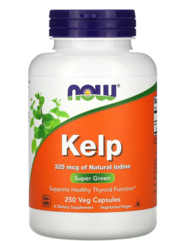 NOW Kelp (ламинария) 250 вег. капсул