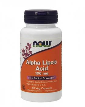 NOW Alpha Lipoic Acid 100 мг 60 капсул