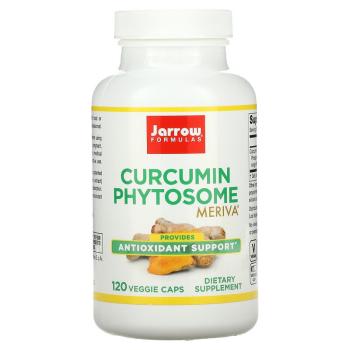 Jarrow Formulas Curcumin Phytosome (фитосомы куркумина) 500 мг 120 вегетарианских капсул