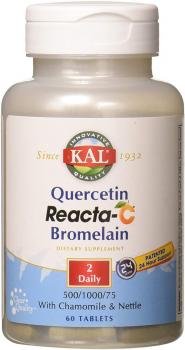 KAL Quercetin Reacta-C Bromelain (Кверцетин Витамин С Бромелаин) 60 таблеток