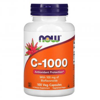 Now Foods Vitamin C-1000 with Bioflavonoids 100 мг 100 капсул