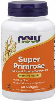 Now Foods Super Primrose Evening Primrose Oil (Масло примулы вечерней) 1300 мг 60 капсул