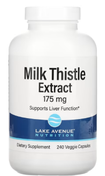 Lake Avenue Nutrition Milk Thistle Extract (Экстракт расторопши) 175 мг 240 вег капсул