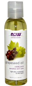 NOW Solutions Grapeseed Oil (масло из виноградных косточек) 118 мл, срок годности 07/2026