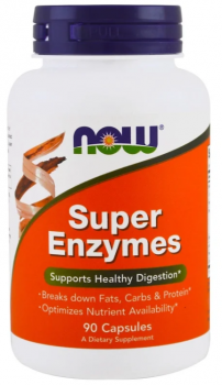 Now Foods Super Enzymes 90 капсул