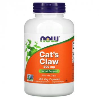 Now Foods Cat's claw (Кошачий коготь) 500 мг 250 капсул