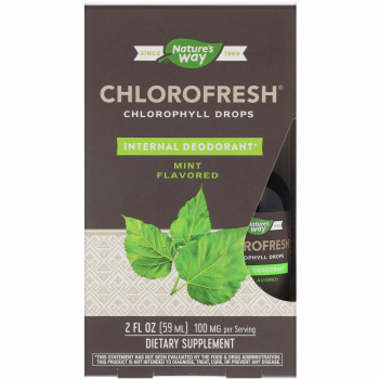 Nature's Way Chlorofresh капли с хлорофиллом со вкусом мяты 59 мл
