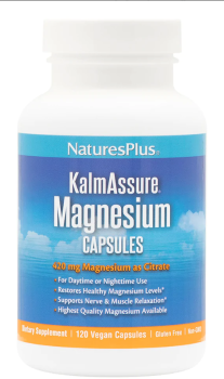 NaturesPlus KalmAssure Magnesium Citrate (магний цитрат) 105 мг 120 веганских капсул