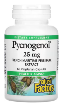 Natural Factors Pycnogenol (Пикногенол) 25 мг 60 вег капсул