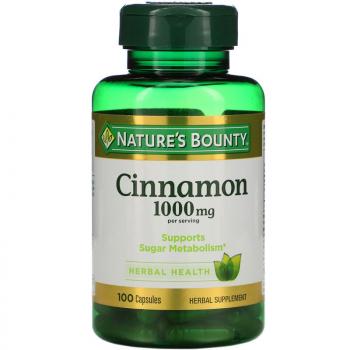 Nature's Bounty Cinnamon (Корица) 500 мг 100 капсул