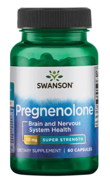 Swanson Pregnenolone - Super Strength (прегненолон - суперсила) 50 мг 60 капсул