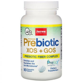 Jarrow Formulas Prebiotic XOS+GOS (Пребиотики Ксилоолигосахариды и галактоолигосахариды) 90 жевательных таблеток