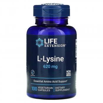 Life Extension L-Lysine (L-лизин) 620 мг 100 капсул