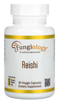 California Gold Nutrition Reishi (Ganoderma Lucidum) Full-Spectrum Certified Organic Cellular Support (Рейши поддержка на клеточном уровне) 90 капсул